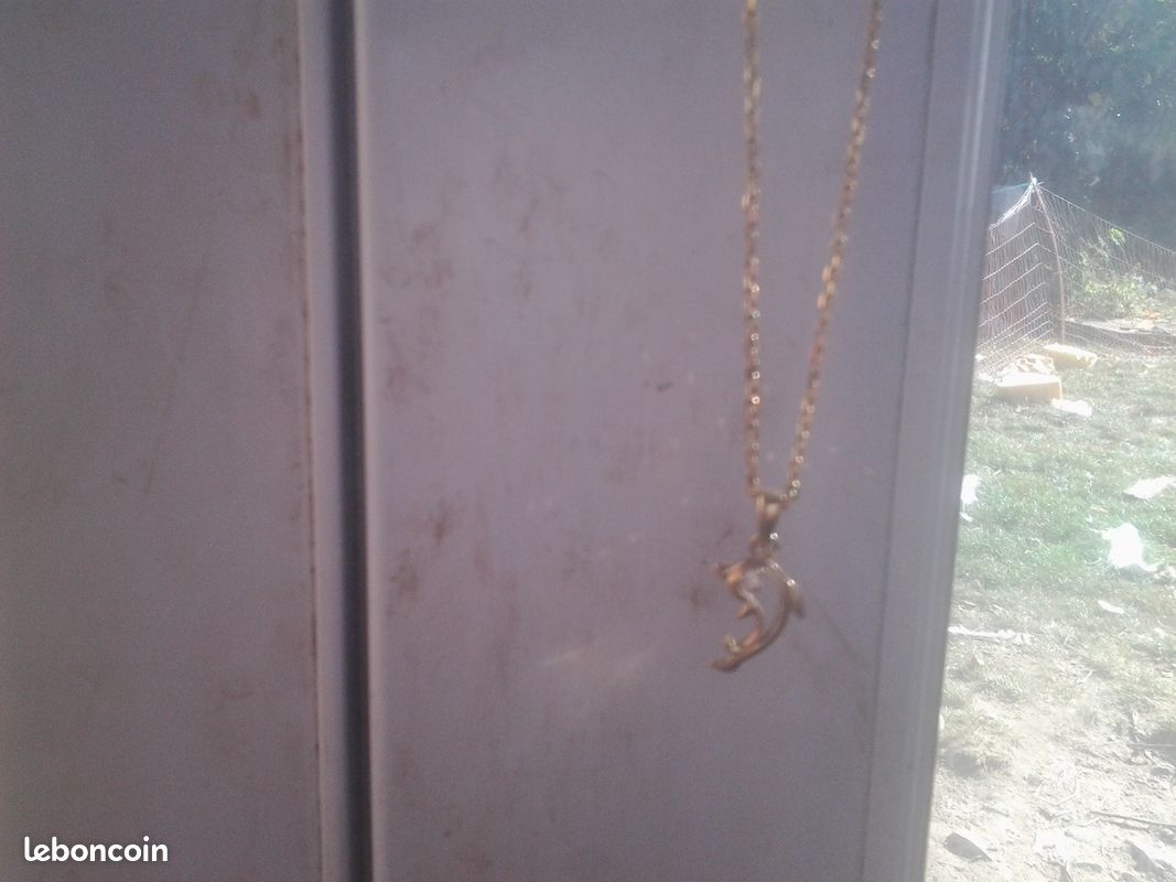 Chaine et pendentif dauphin (image 2)