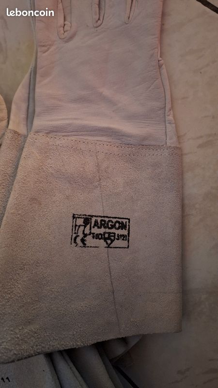 Gants pour soudeurs tig taille 9 /10/11 à préciser (image 2)