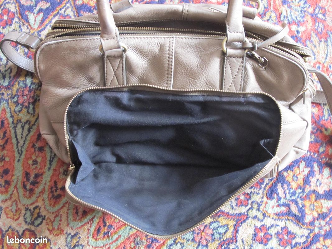 Sac besace en cuir Galeries Lafayette (image 8)