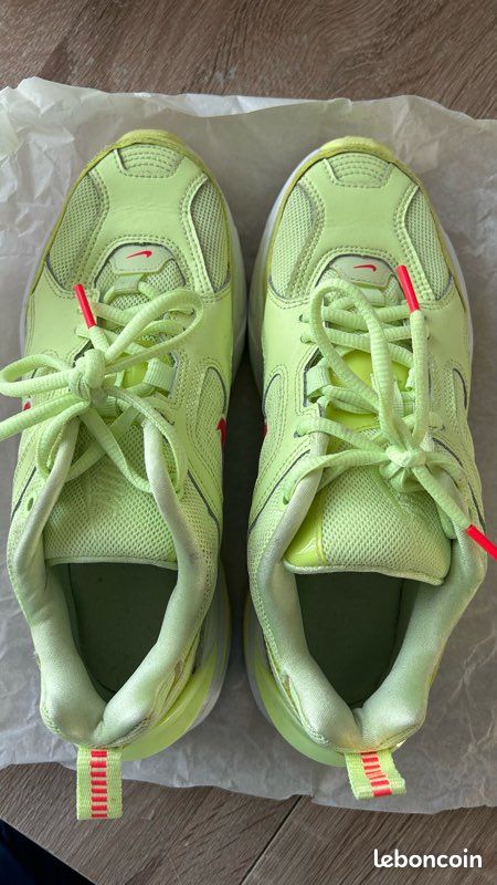 M2k Vert Nike M2k Tekno Vert Baskets M2k Tekno En Cuir Nike Vert