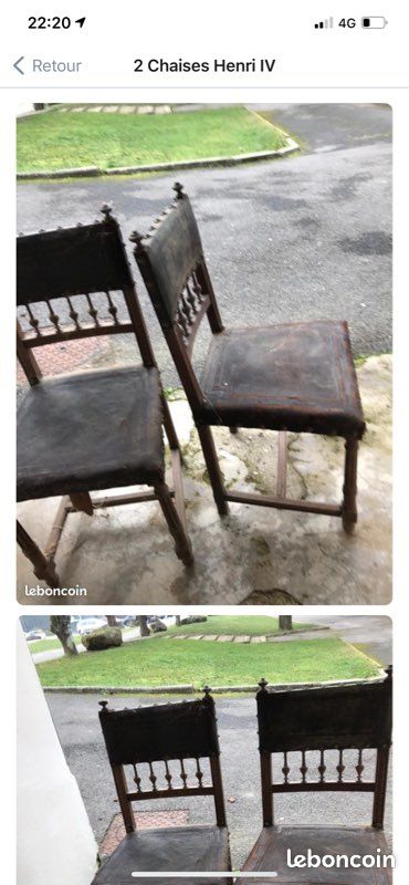 2 chaise Henri IV (image 2)