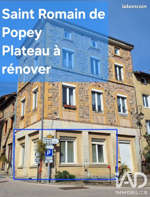 Appartement 2 pièces 29 m² · à Saint-Romain-de-Popey · 29 m² · 65 000 €
