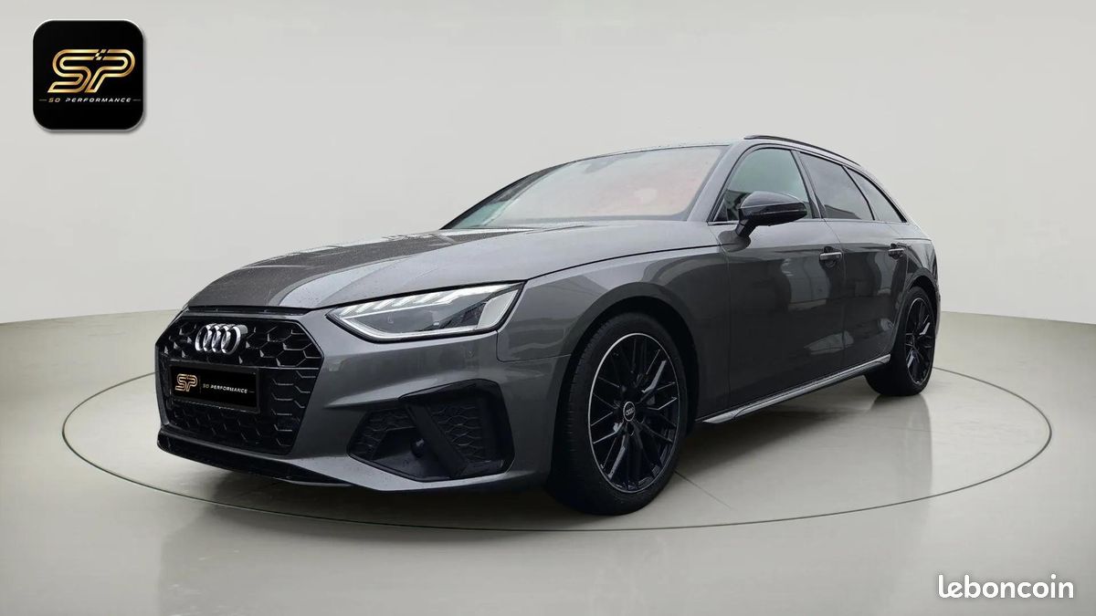Audi A4 AVANT 40 TDI quattro S line S-Tronic 204 ch * GPS * LED * Caméra de Recul * Jantes Audi Sport * Sièges Chauffants Avant/Arrière * Pack Noir (image 1)