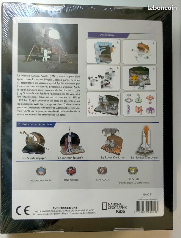 Puzzle 3D Le module lunaire Apollo (image 2)