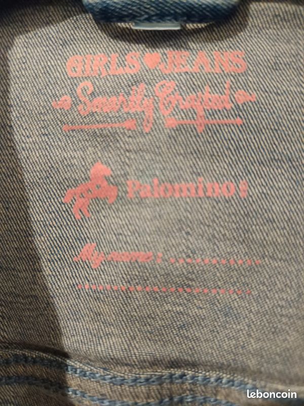 Veste en jean bleue pour fille taille 6 ans (image 3)