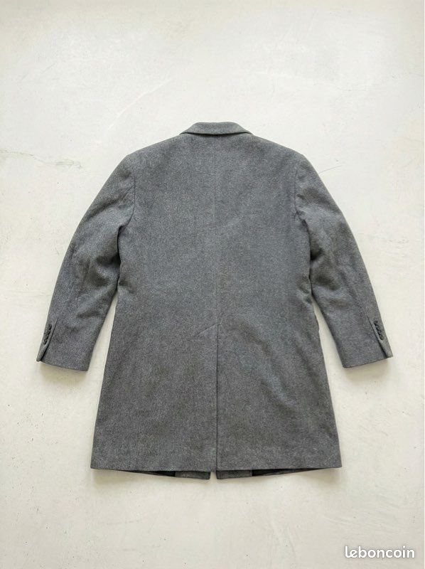 Manteau / Pardessus Homme Emile Lafaurie - Gris Chiné - Taille M/50 (image 4)