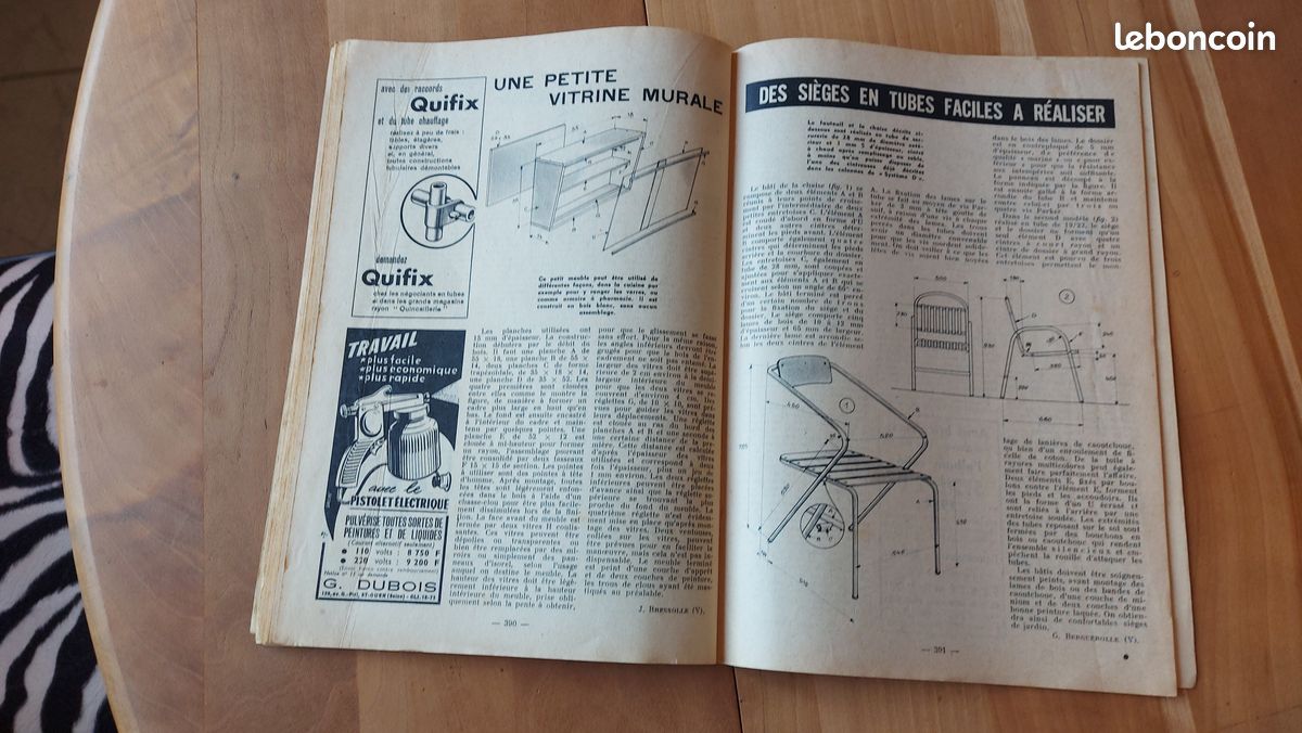 Revue bricoleur : Système D n°143 - Novembre 1957 - magazine vintage de bricolage (image 2)
