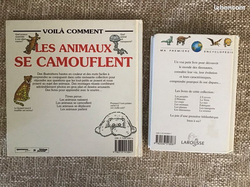 Des livres pour apprendre le monde des dinosaures ou les animaux qui se camouflent (image 2)