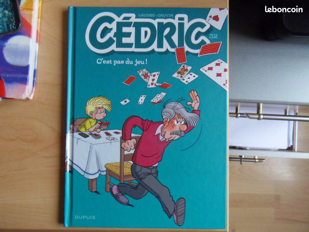 CEDRIC "C'est pas du jeu" BD °32 DUPUIS (image 1)