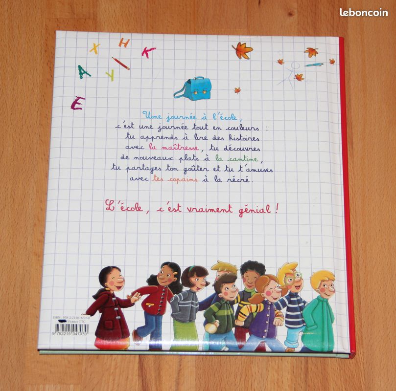 Livre "L'école c'est génial" - FLEURUS - ETAT NEUF - FG (image 2)