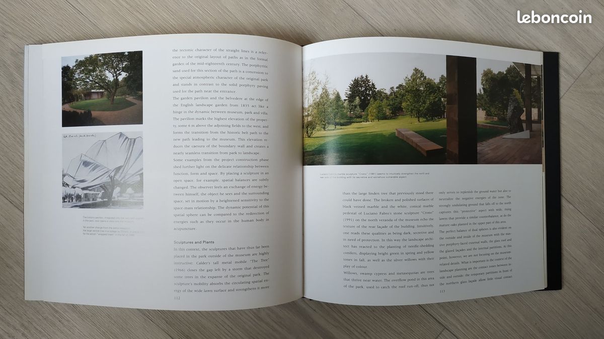 Renzo piano- Fondation Beyeler, Ed. Birkhäuser-Publisher for Architecture, 1998 (image 2)