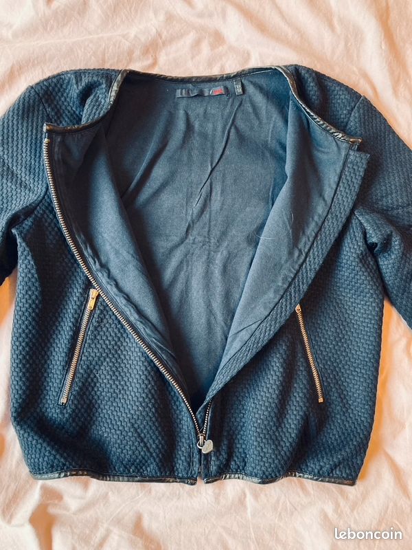 Superbe Veste Marine IKKS Taille 38 - Occasion En Très Bon état