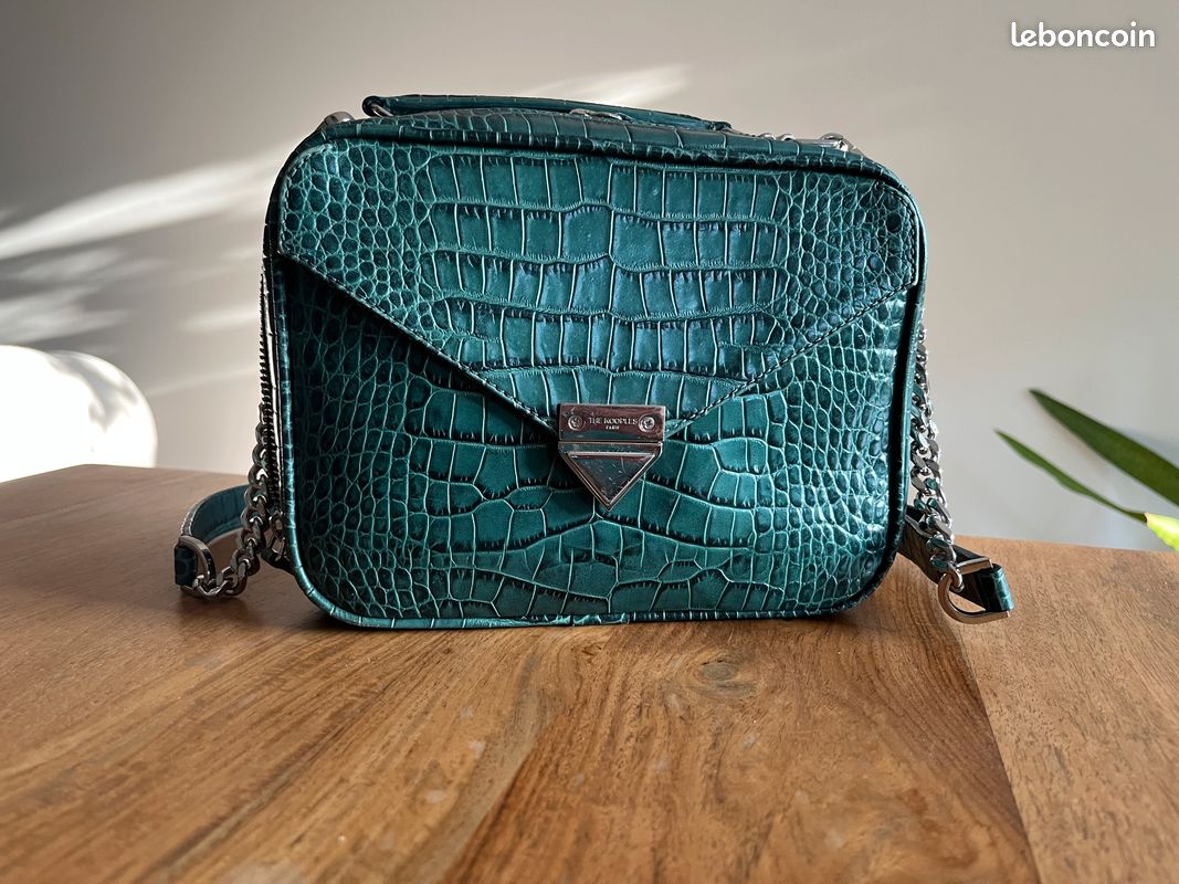 Bag Sac The Kooples ArgentÃ© Sac The Kooples En Cuir Vert