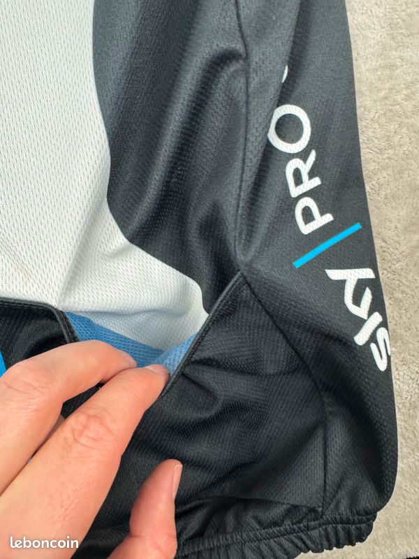 Maillot Cyclisme Vintage SKY Pinarello UCI - Taille XL - Occasion