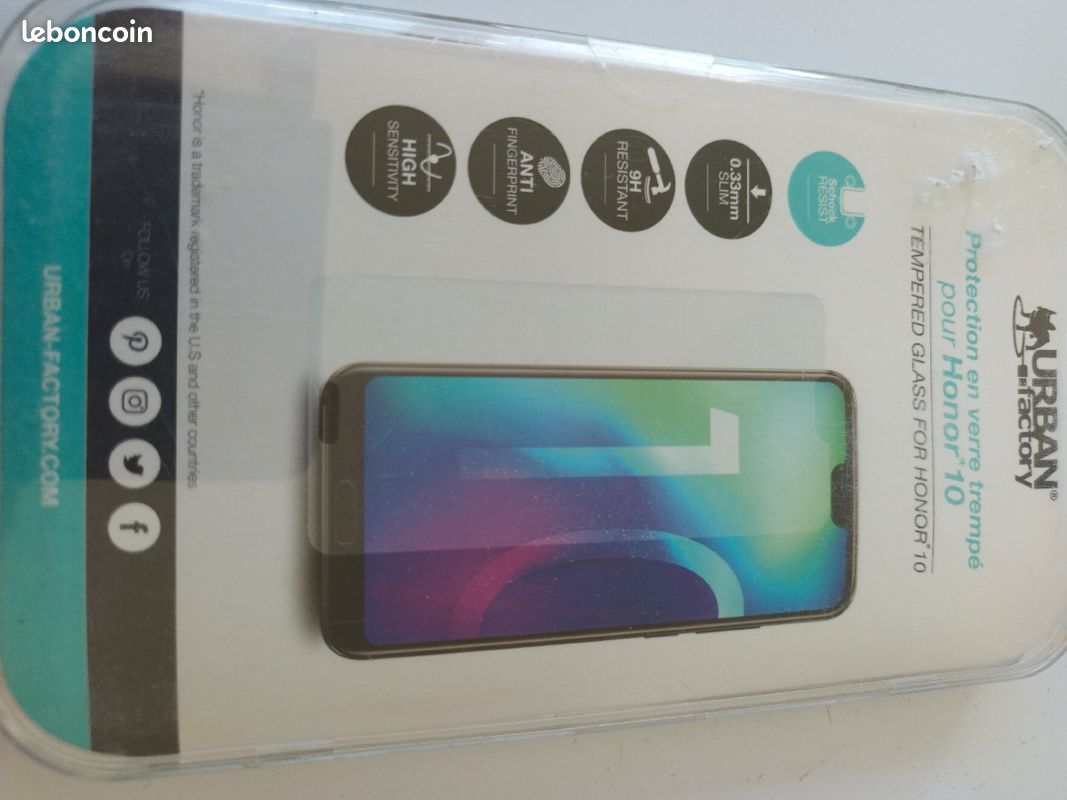 Protection verre trempé Honor 10 ou Microsoft lumnia 650 (image 2)