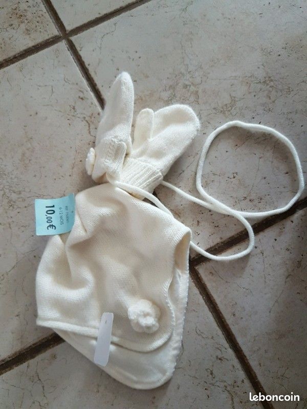 Bonnet et gants taille 46 neuf (image 1)