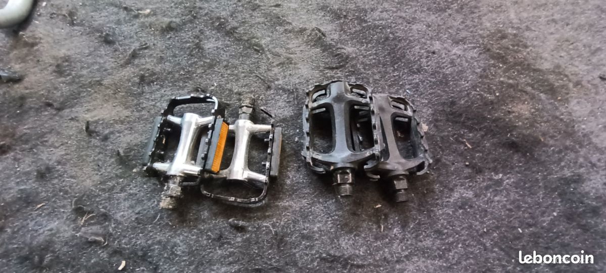 Lot De Pièces Détachées Vélo Speedplay Vintage – Crampons De Pédales, Argent, Occasion Pour Pièces
