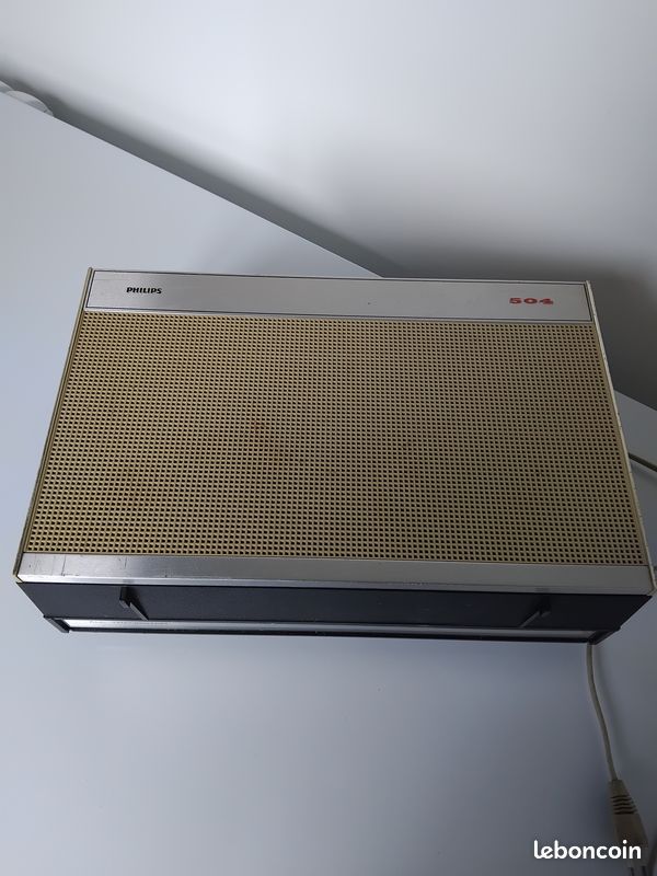 Tourne disque philips 604 - Brocante en ligne