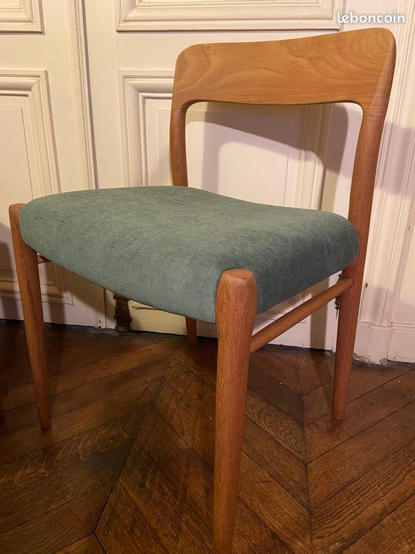 Chaises Niels Otto Moller modèle 75 (image 2)