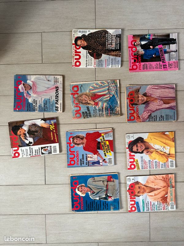 Lot magazines burda vintage (image 1)