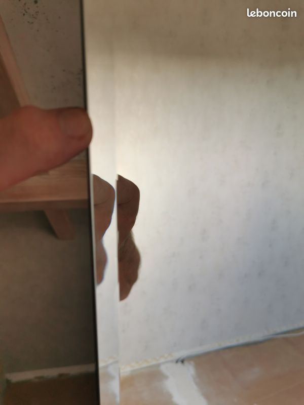 ELEGANTE PORTE de PENDERIE PLIANTE KAZED MIROIR BISEAUTE (image 2)