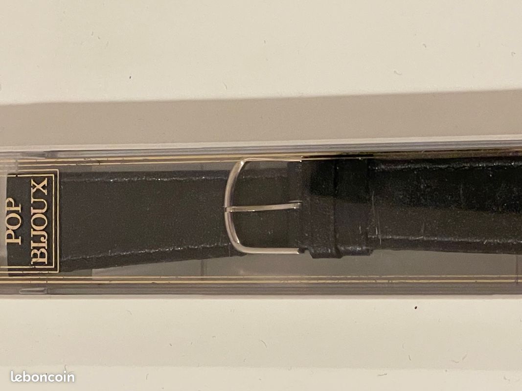Bracelet cuir croute de vache 20 mm - neuf (image 3)
