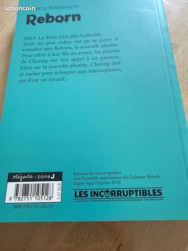 Reborn – Thierry Robberecht – Roman jeunesse science-fiction (image 7)