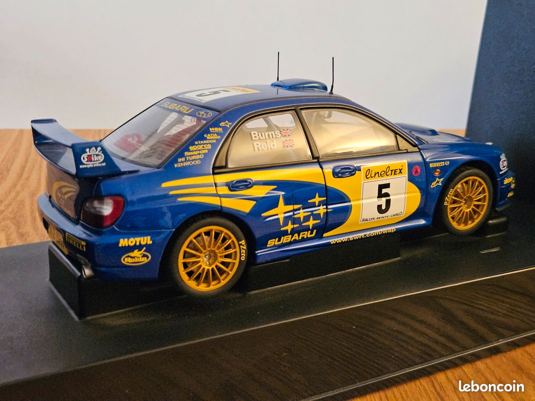 SUBARU IMPREZA WRC & BURNS / REID & RALLYE N-ZELANDE 2001 Echelle:1/24e