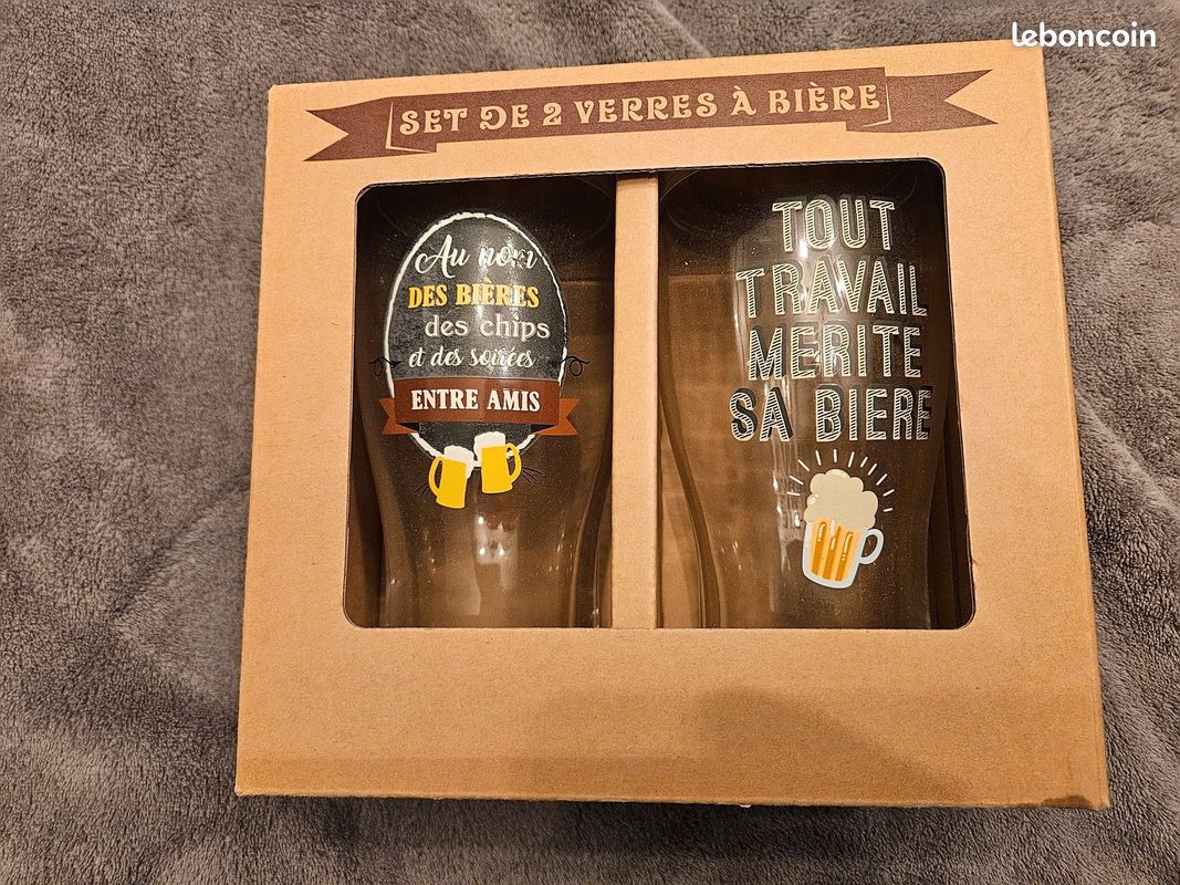 Set de 2 verres à bière (image 1)