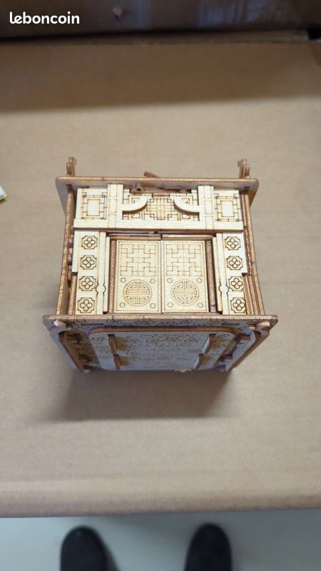 Boîtes casse-tête avec compartiment secret, jouets magiques en bois pour enfants et adultes pour ranger de l'argent, des bons d'achat, des bijoux