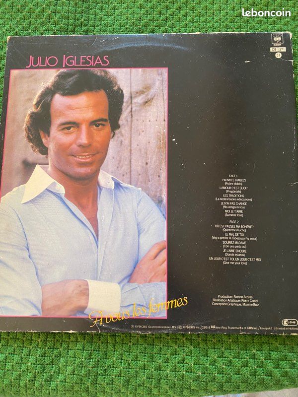 Album 33T Julio Iglesias (image 2)
