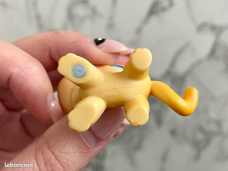 FIGURINE PETSHOP CHAT Européen beige et noir Yx bleus LPS rare Excellent E. # 05 EUR 5,50 - FR