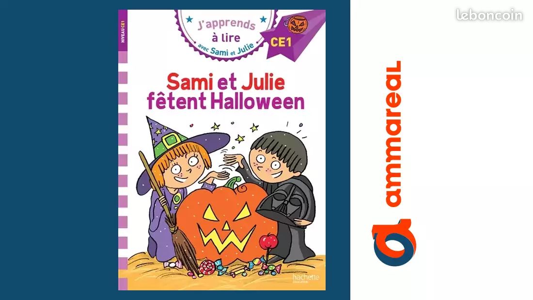 Sami et Julie CE1 Sami et Julie fêtent Halloween - Thérèse Bonté (image 1)