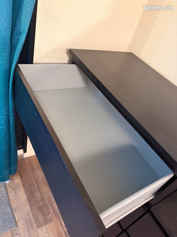 Commodes MALM IKEA noires (image 4)