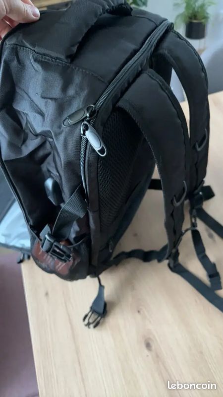 🔥 Valise cabine sac à dos avion 14" – bagage multifonction avec compartiment PC, prise USB, rando, voyage, sport, avion, court séjour, sac antivol, neuf, compact et léger (image 5)