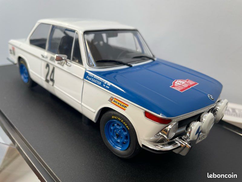 Trofeu BMW 2002 Monte Carlo 1970 N°77 Ray/Brico – 1/43 – Spark – Prévente