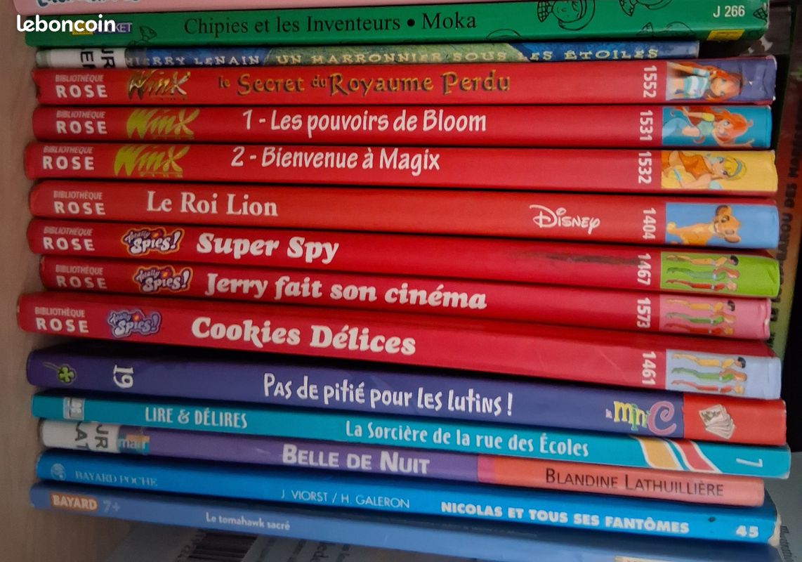 Lot livres Bibliothèque Rose 14 livres (image 1)