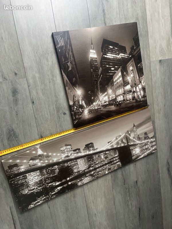 2x cadres : Ville - Town - New-York (image 1)