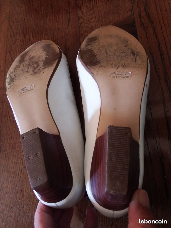 Chaussures blanches Charles Morgan (image 4)