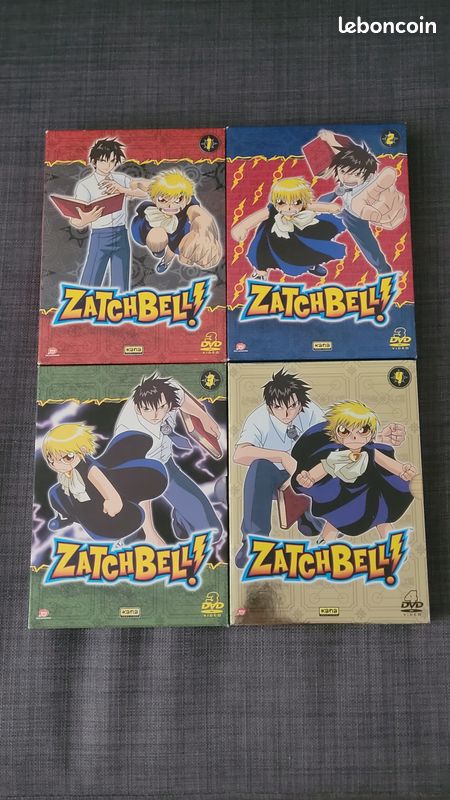 Lot de 4 coffrets dvd Zatchbell (image 1)