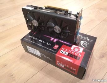 Carte Video SAPPHIRE Radeon RX 580 8 G DisplayPort x2 - HDMI x2 - DVI x1 (image 1)