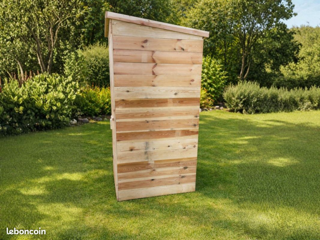 LIVRAISON GRATUITE : Les toilettes sèches écologiques d'extérieur Suzanne (Livrée montée) (image 3)