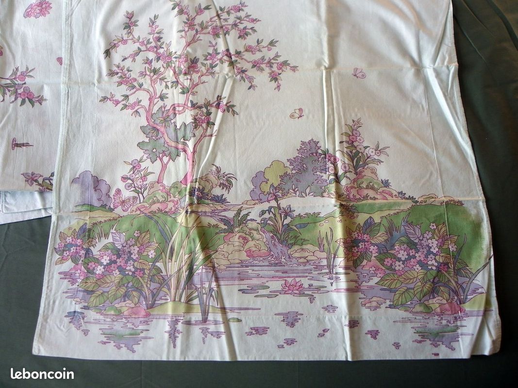 Parure BASSETTI paysage lacustre pour un lit d'une personne (image 3)