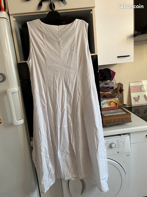 Robe blanche NB nana belle grandes tailles T4 (image 3)