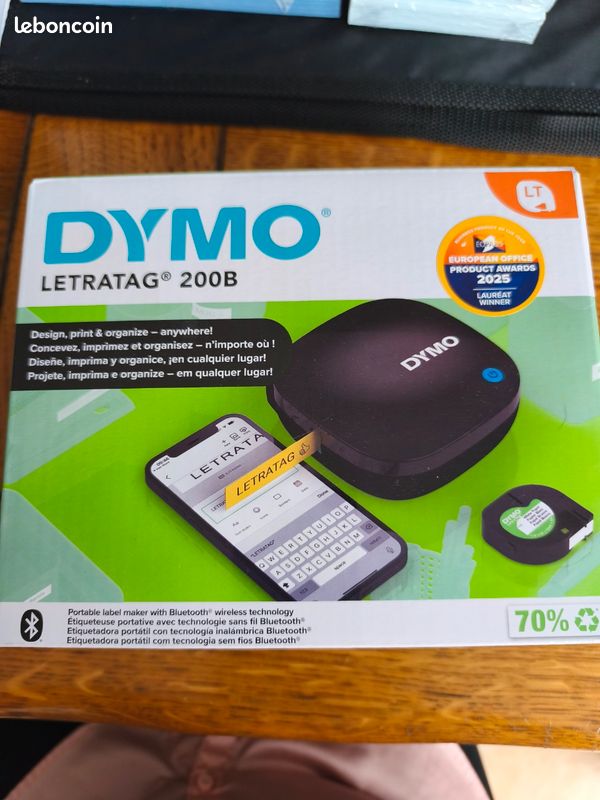 DYMO LetraTag LT 200B - Étiqueteuse Périphérique Neuve Sous Blister - Réf 2172855