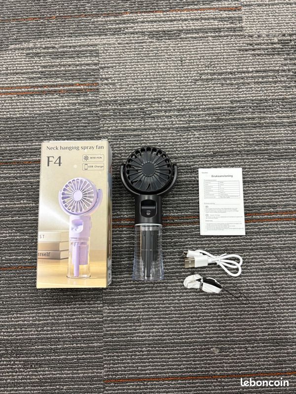 2 mini ventilateurs / brumisateur (image 4)