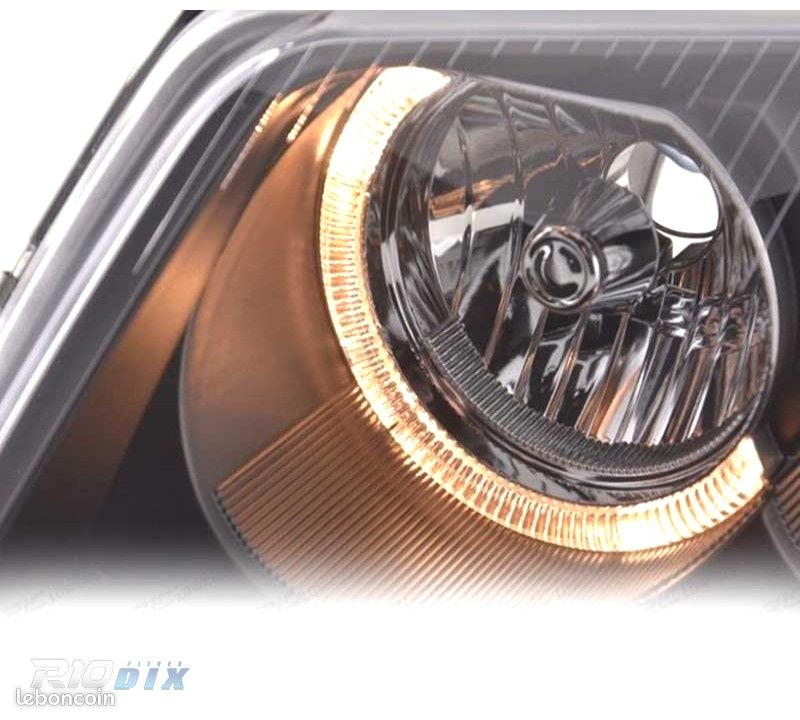 Paire de feux phares VW Passat 3BG 00-05 Daylight led noir (W82