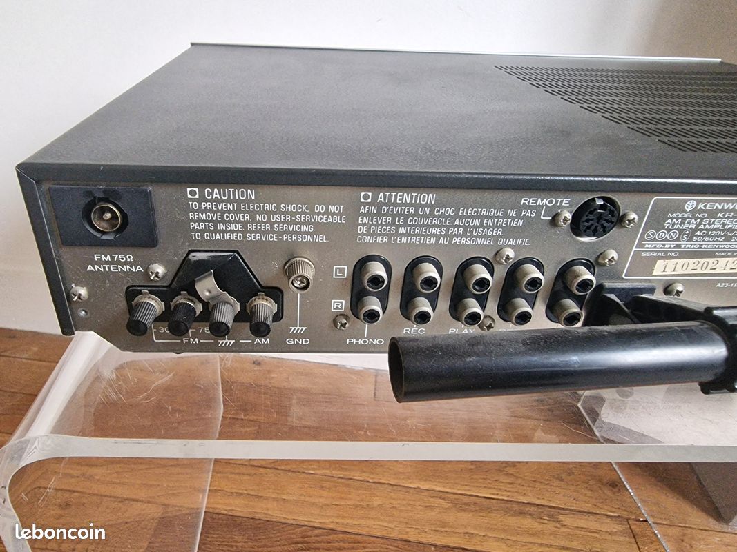 Ampli tuner kenwood kb 80l extra plat 1980 (image 11)