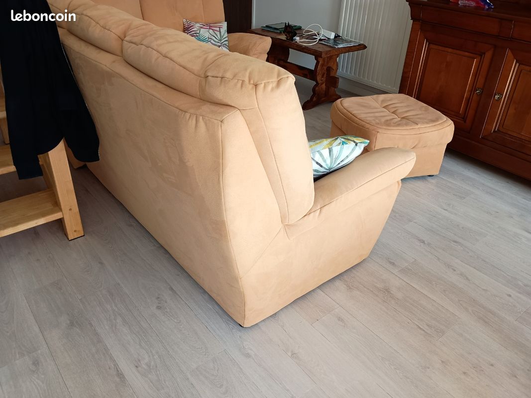 Canapé Angle + Pouf (image 3)