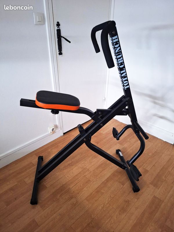 Total Crunch Appareil Fitness 4 En 1 - Musculation Et Cardio - Pliable - Jusqu'à 100kg